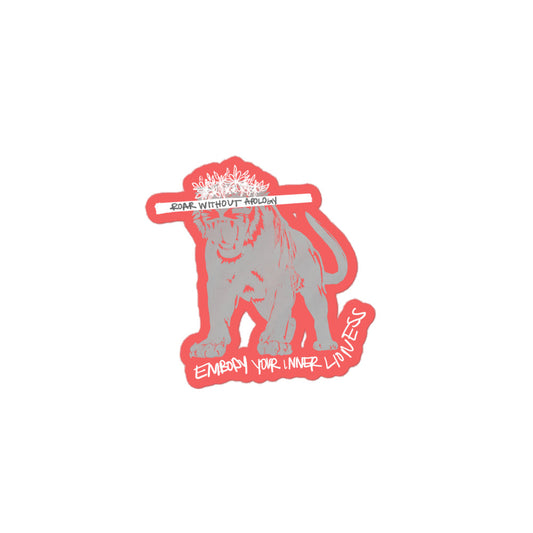 Roar Without Apology Sticker [Poppy]