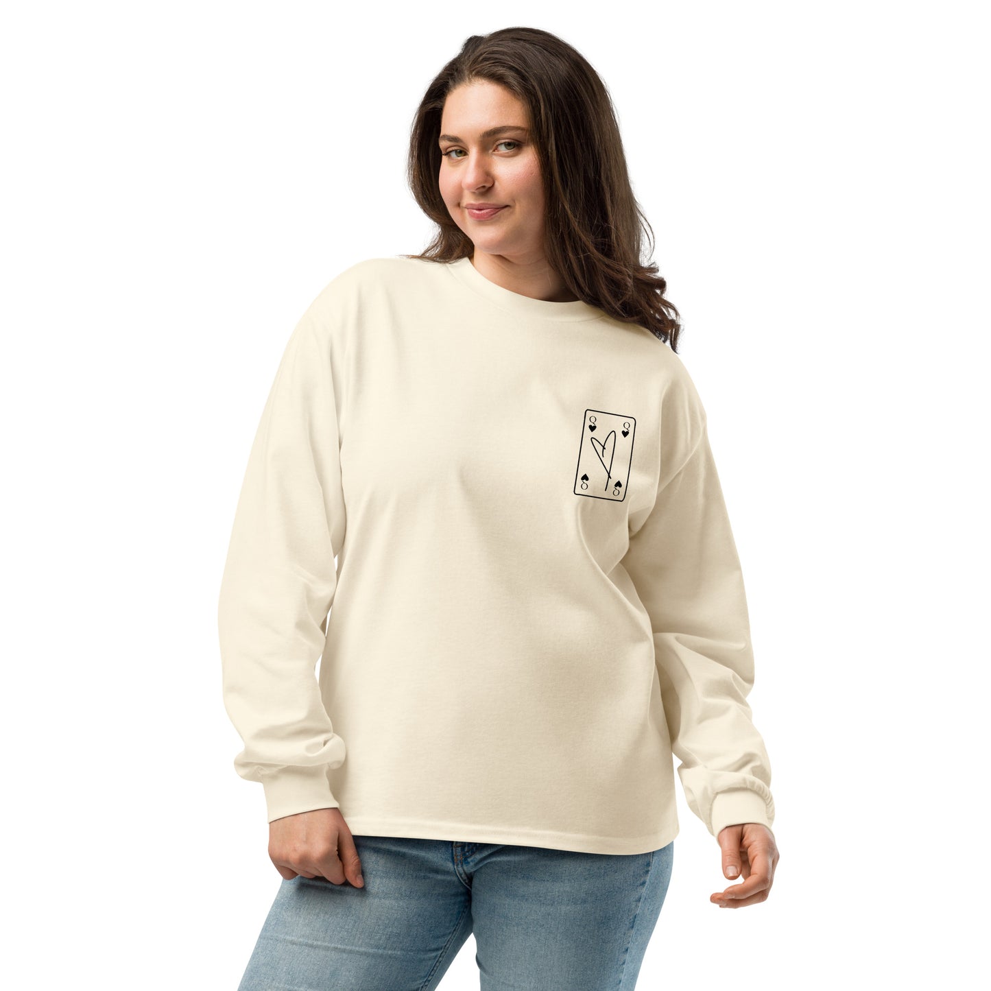 Queens Make Their Own Luck Crewneck [Text in Black]