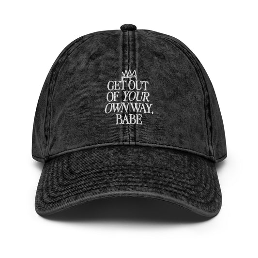 Get Out of Your Own Way - Vintage Cap